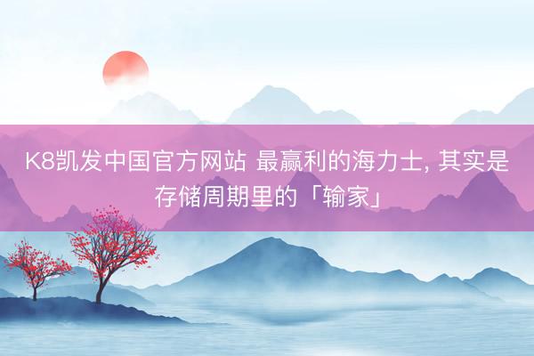 K8凯发中国官方网站 最赢利的海力士， 其实是存储周期里的「输家」